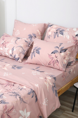 Пододеяльник бязь ГОСТ Лаура розовый